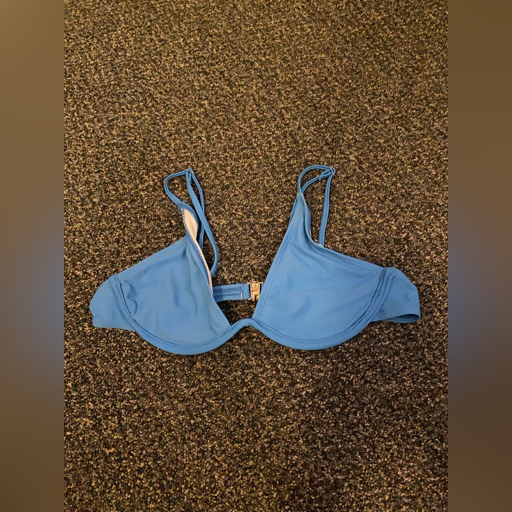 Blue Bikini Top